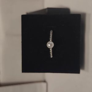 Faux Pearl Ring